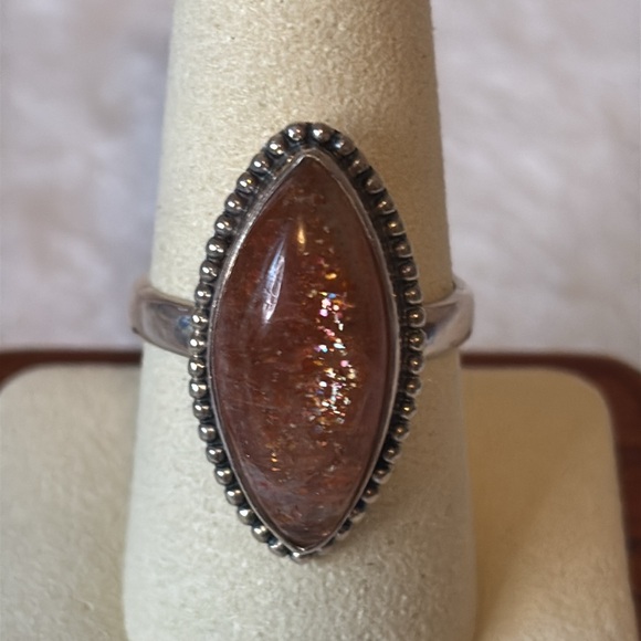 Jewelry - ❤️‍🔥High Quality Genuine Sunstone 925 Sterling Silver Ring
